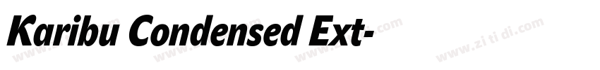 Karibu Condensed Ext字体转换